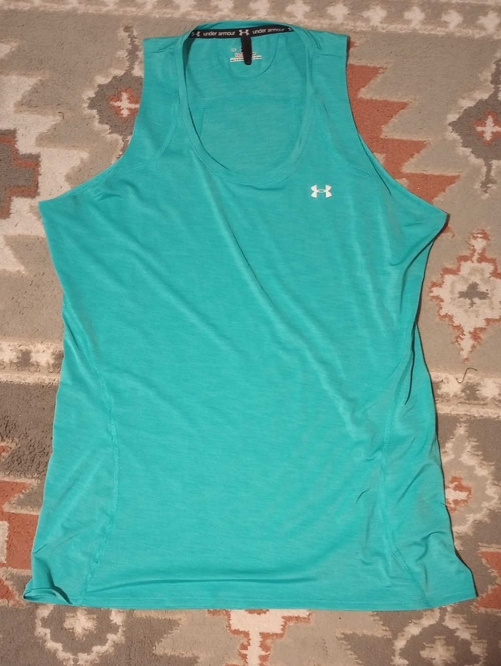 Under Armour Women's Teal Tank Top - Sleeveless Performance Layer